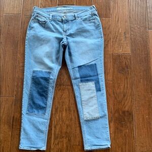 OLD NAVY BOYFRIEND PATCHWORK JEANS